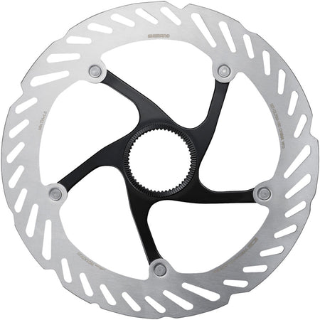 Shimano RT-CL700 disc brake rotor showing a silver round metal rotor with vented design for bicycle braking performance.