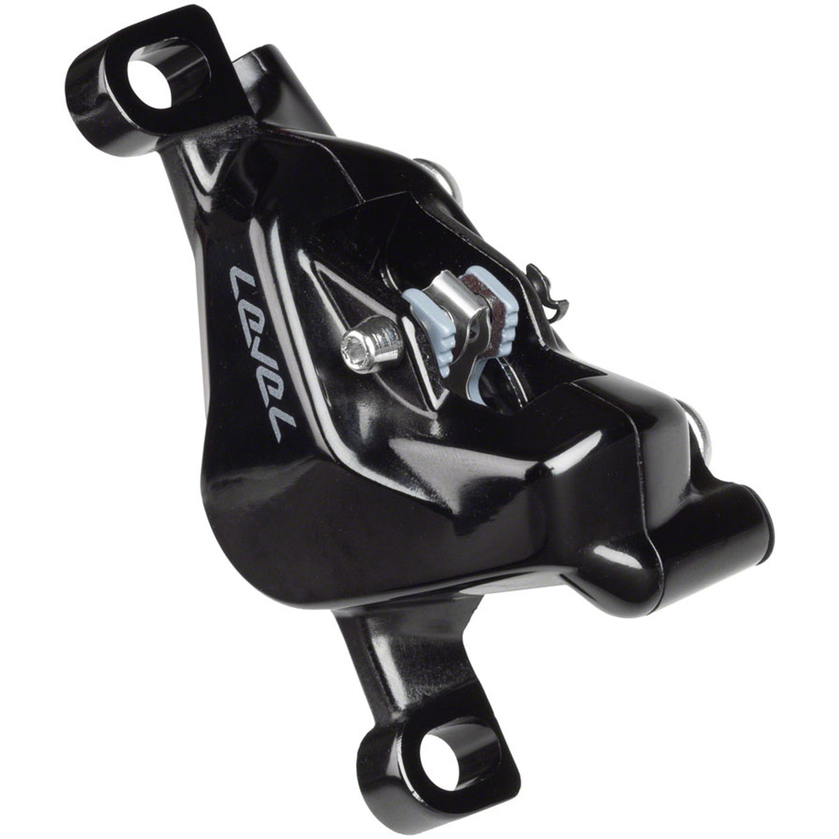 SRAM Level Stealth Series disc brake calipers for front or rear, post mount, black finish, high-performance mountain bike brake components