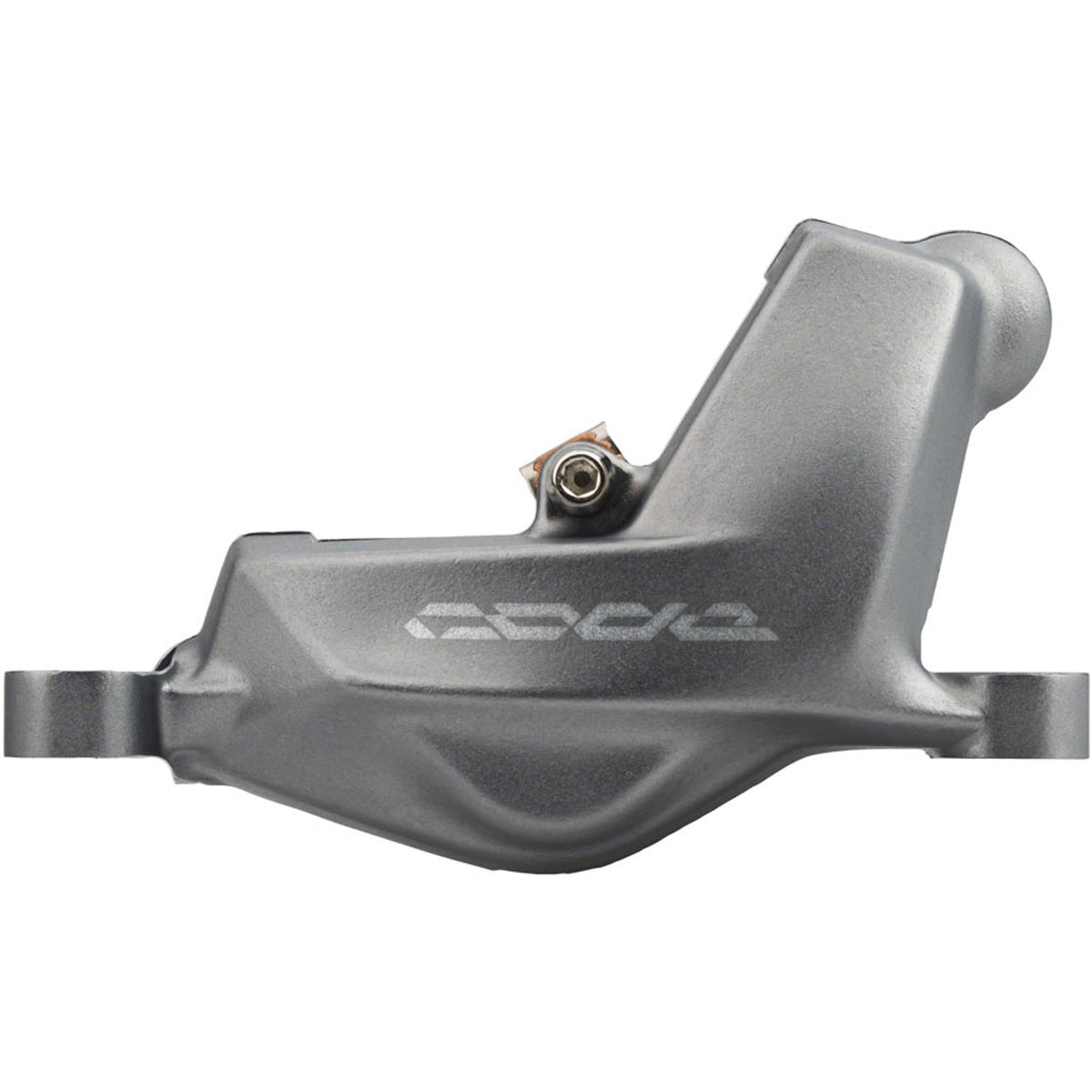 SRAM Code Stealth Series 4-piston disc brake calipers for front or rear post mount bikes, black finish, mounted on bike.