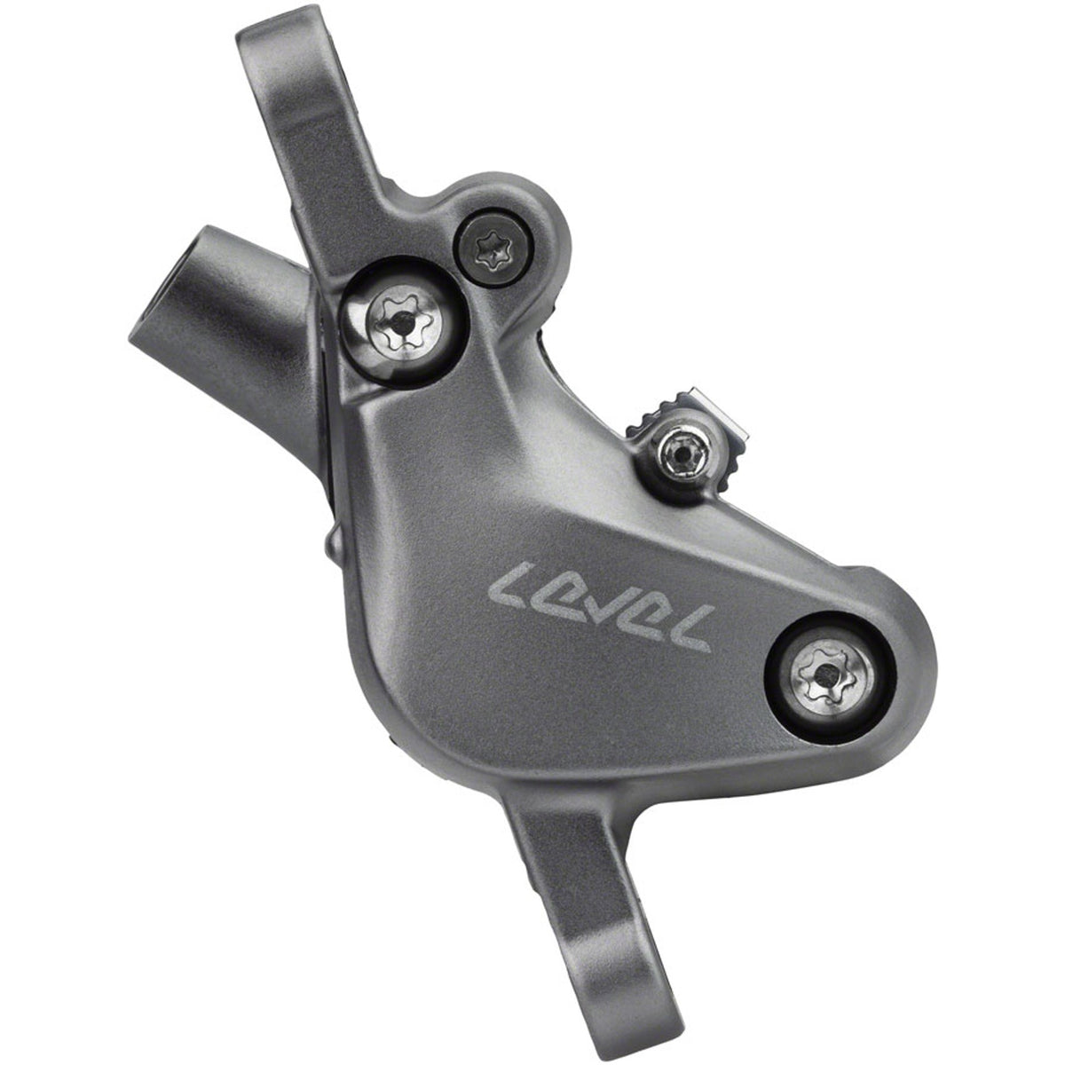 SRAM Level Stealth Series disc brake calipers for front or rear post mount, designed for mountain bikes.