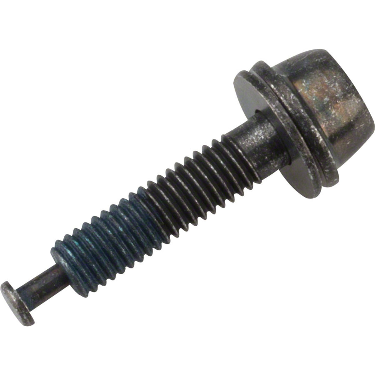 Shimano flat mount disc brake bolts for bike brake parts and accessories, shown in a close-up image.