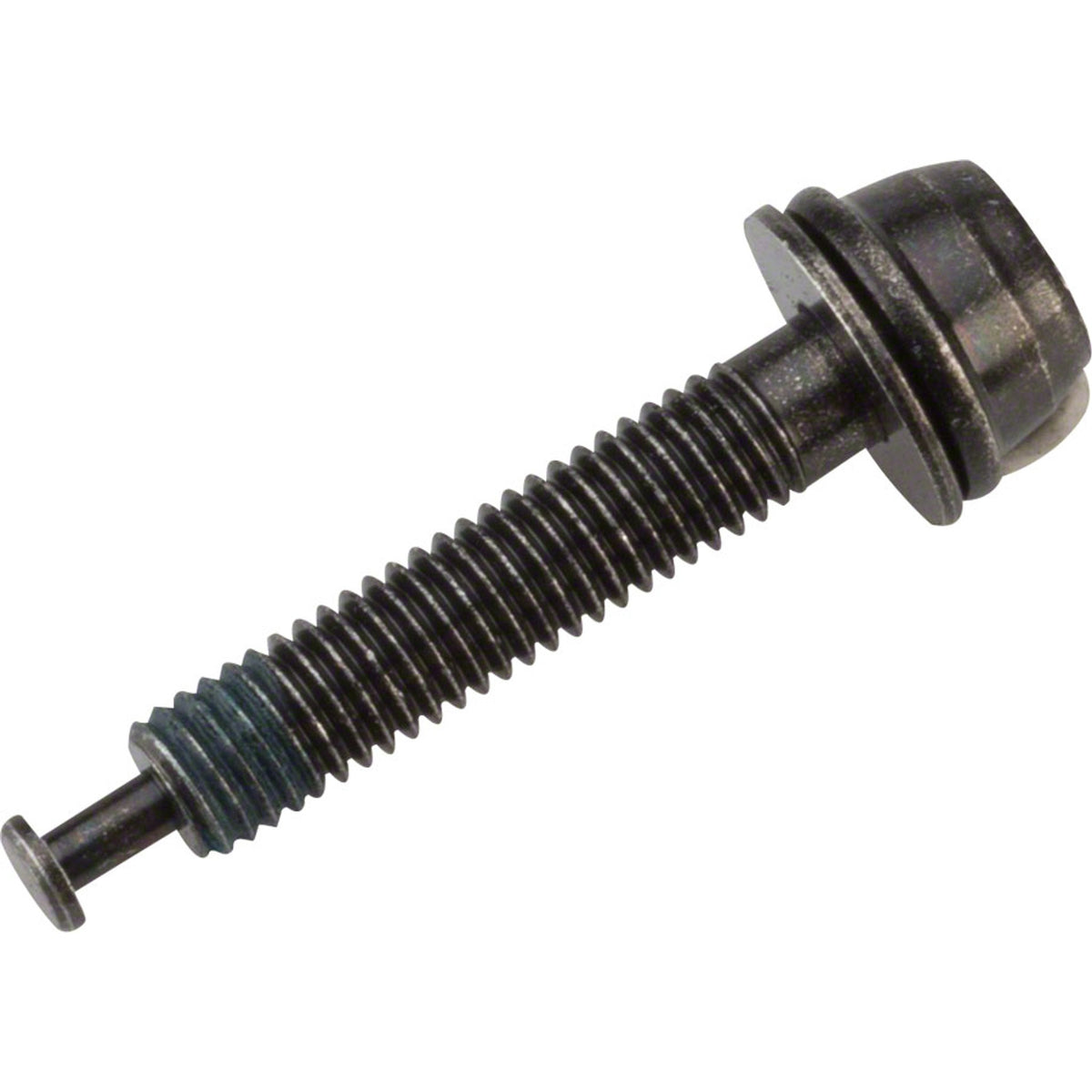 Shimano flat mount disc brake bolts for bike brake system installation and maintenance, metal fasteners with hex heads.