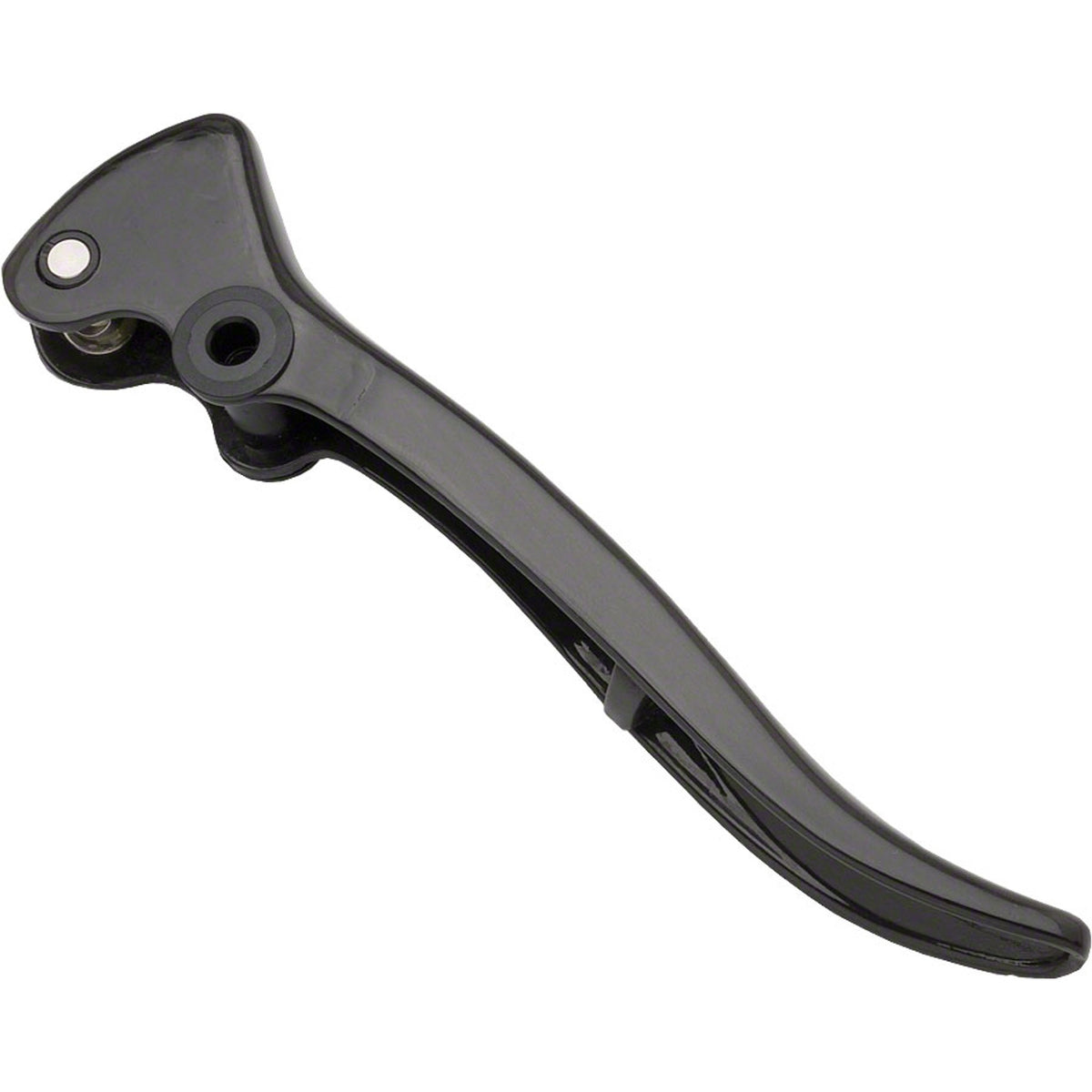 SRAM brake lever blade and shifter paddle assembly for mechanical shifters, showing detailed metal components and mounting points.