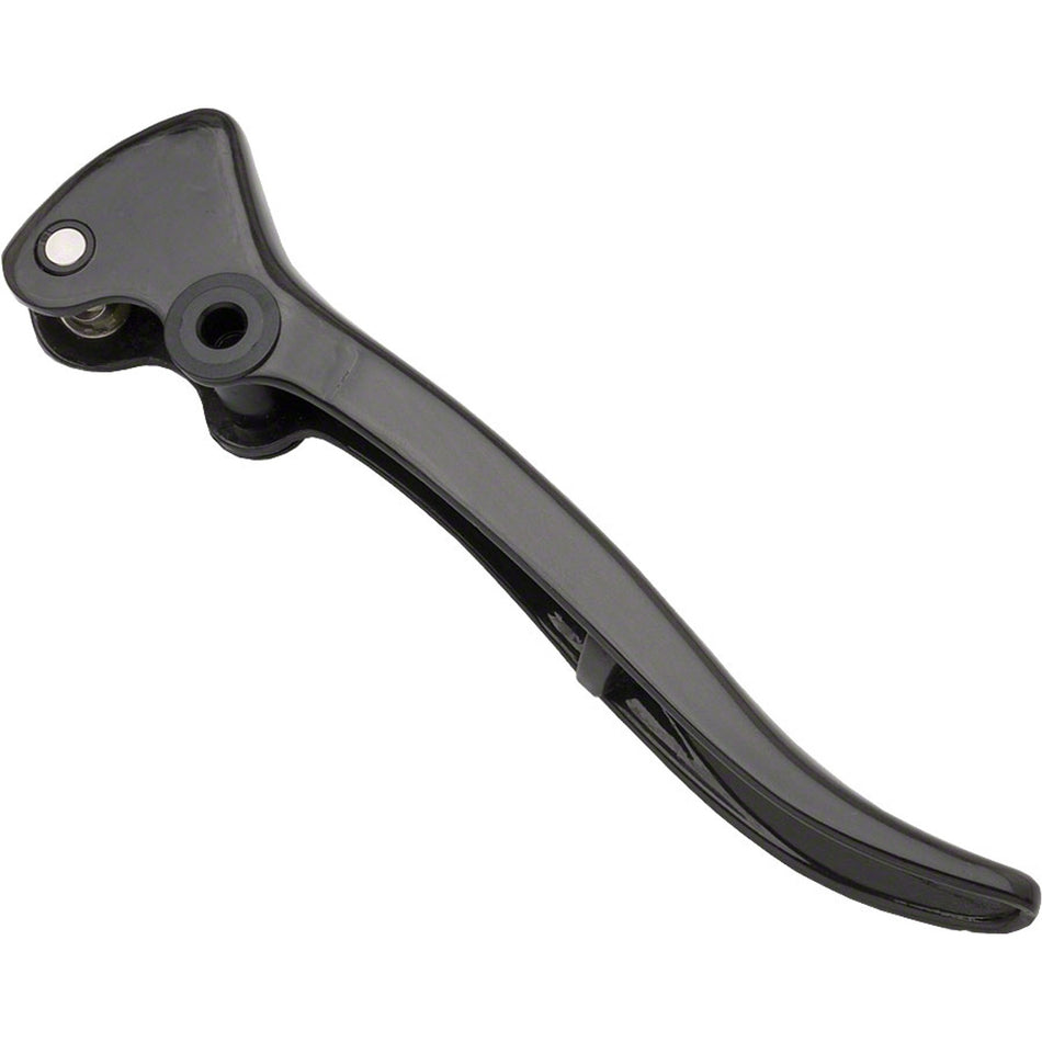 SRAM brake lever blade and shifter paddle assembly for mechanical shifters, showing detailed metal components and mounting points.