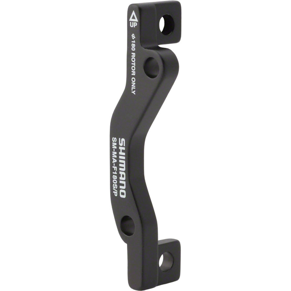 Shimano disc brake adapter for bike brake system, compatible with various brake calipers and rotors.