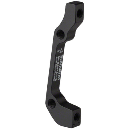 Shimano disc brake adapter for bicycle brake system, compatible with various brake parts and accessories.