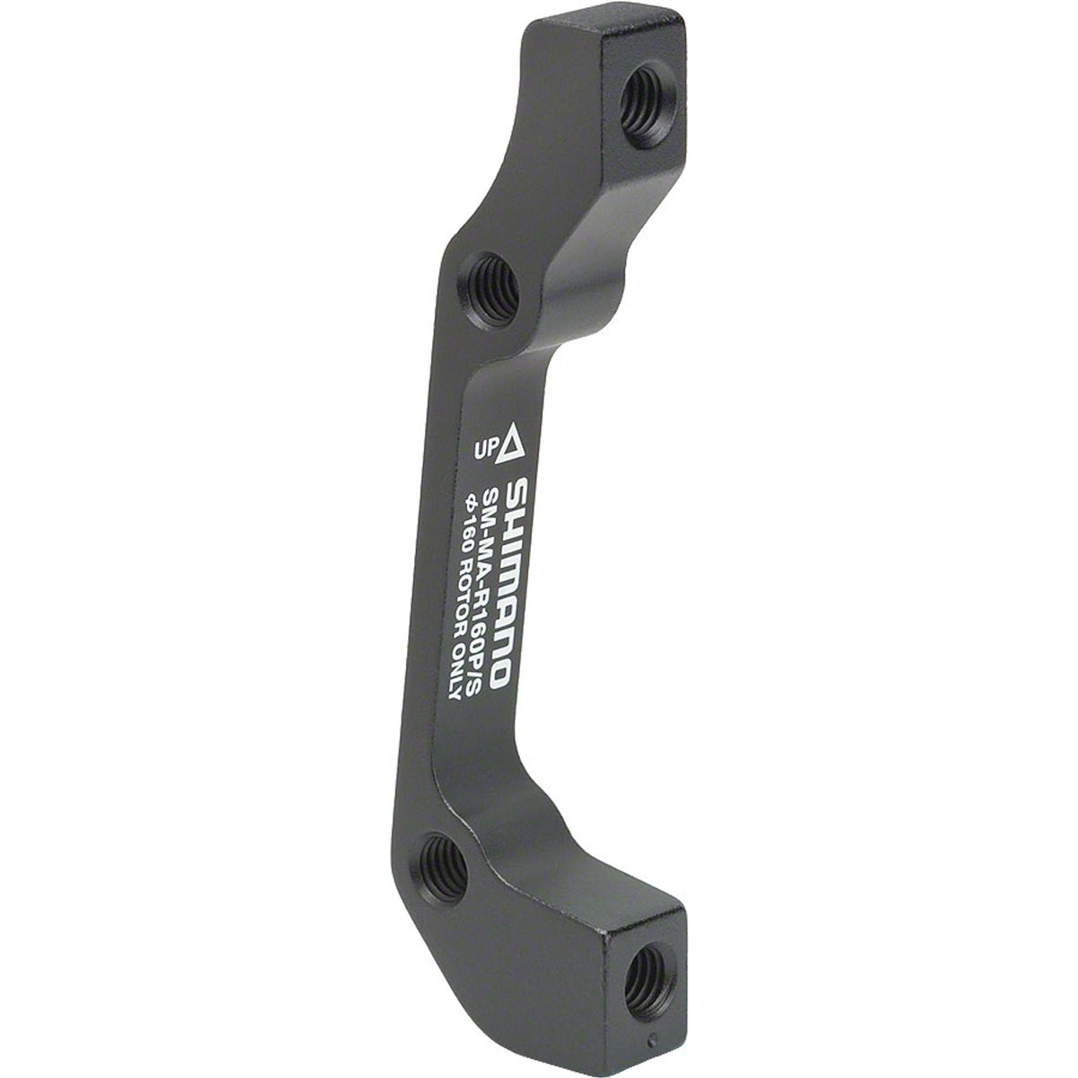 Shimano disc brake adapter for bike brake system, compatible with various brake parts and accessories, standard mounting design.