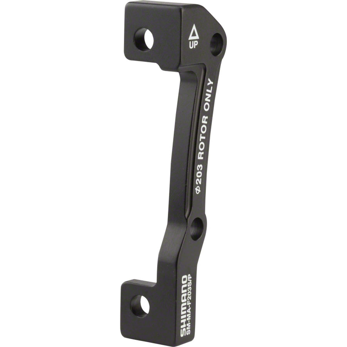 Shimano disc brake adapter for bicycle brake system, compatible with various brake parts and accessories.