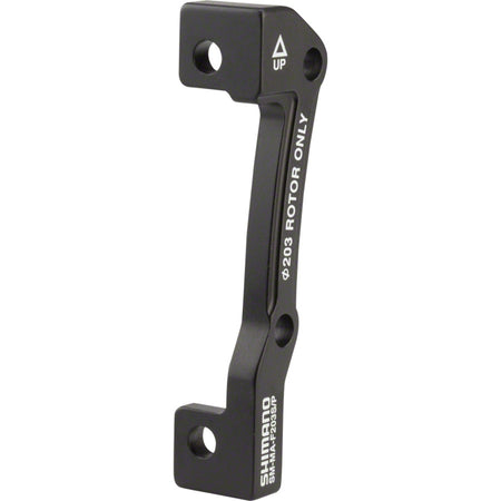 Shimano disc brake adapter for bicycle brake system, compatible with various brake parts and accessories.