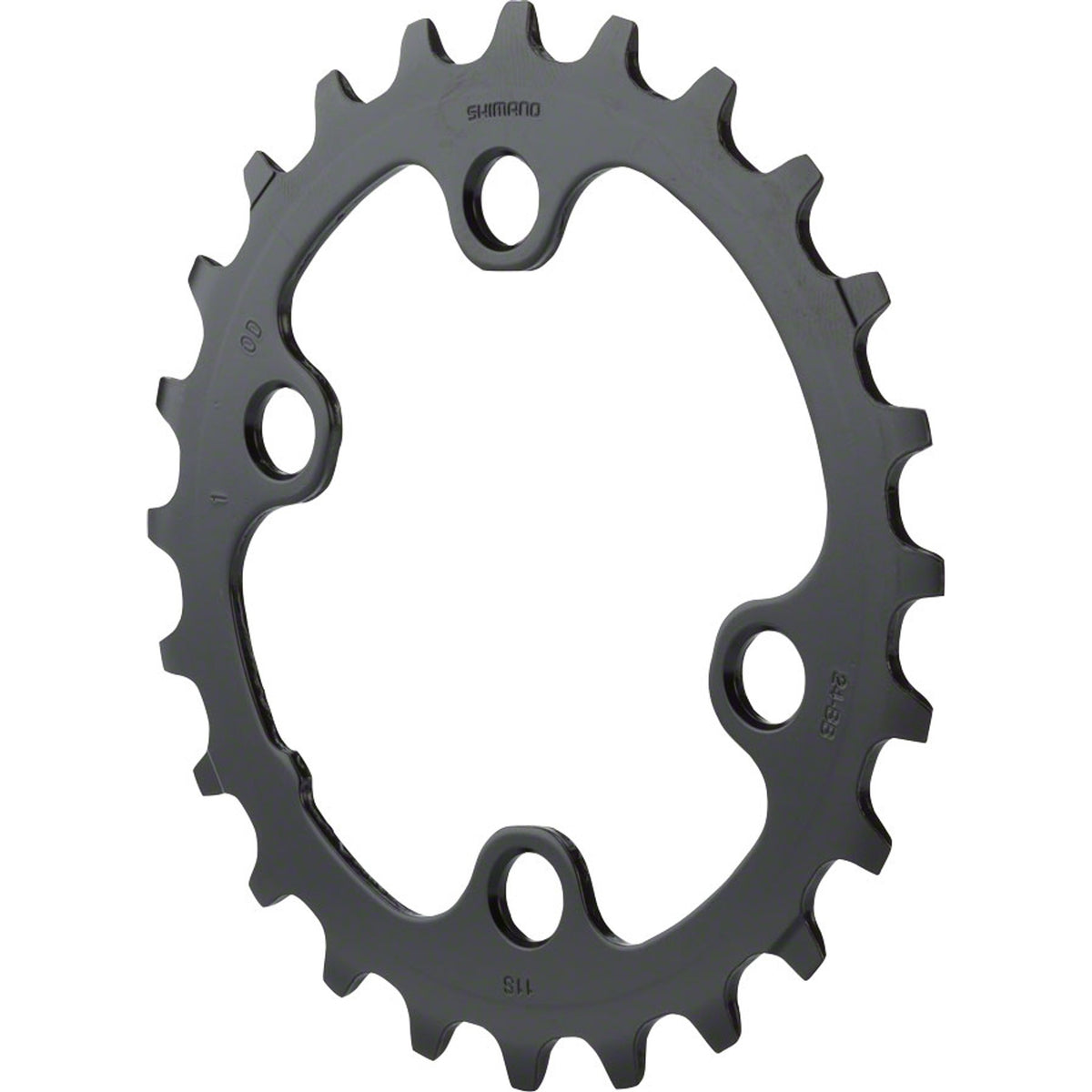 Shimano SLX M7000 11-speed chainring for mountain bike cranksets, featuring durable metal construction and gear teeth design.