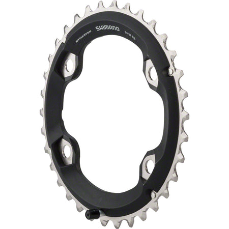 Shimano SLX M7000 11-speed chainring for mountain bike cranksets, featuring durable construction and black finish.
