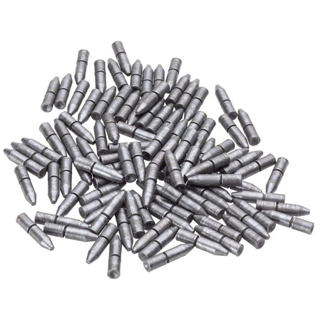 Shimano chain links and pins for bicycle chains, close-up of metal connectors and pins on a black background.