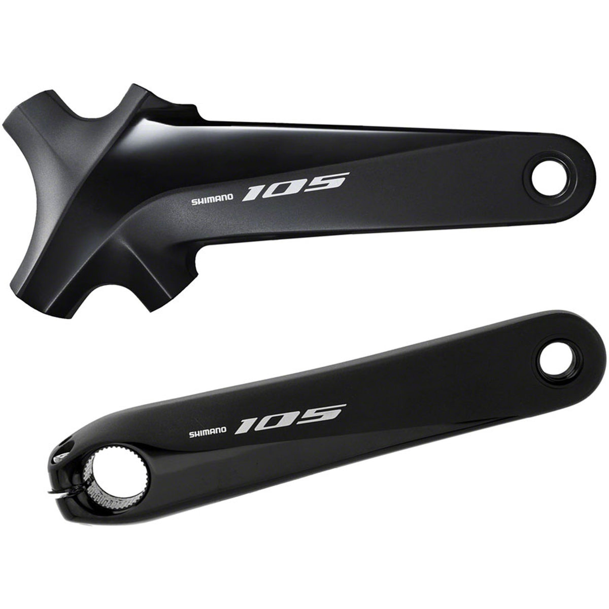 Shimano 105 FC-R7000 crankset with double chainrings and crank arms, bicycle drivetrain component, CK1078 model.
