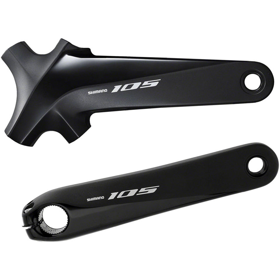 Shimano 105 FC-R7000 crankset with double chainrings and crank arms, bicycle drivetrain component, CK1078 model.