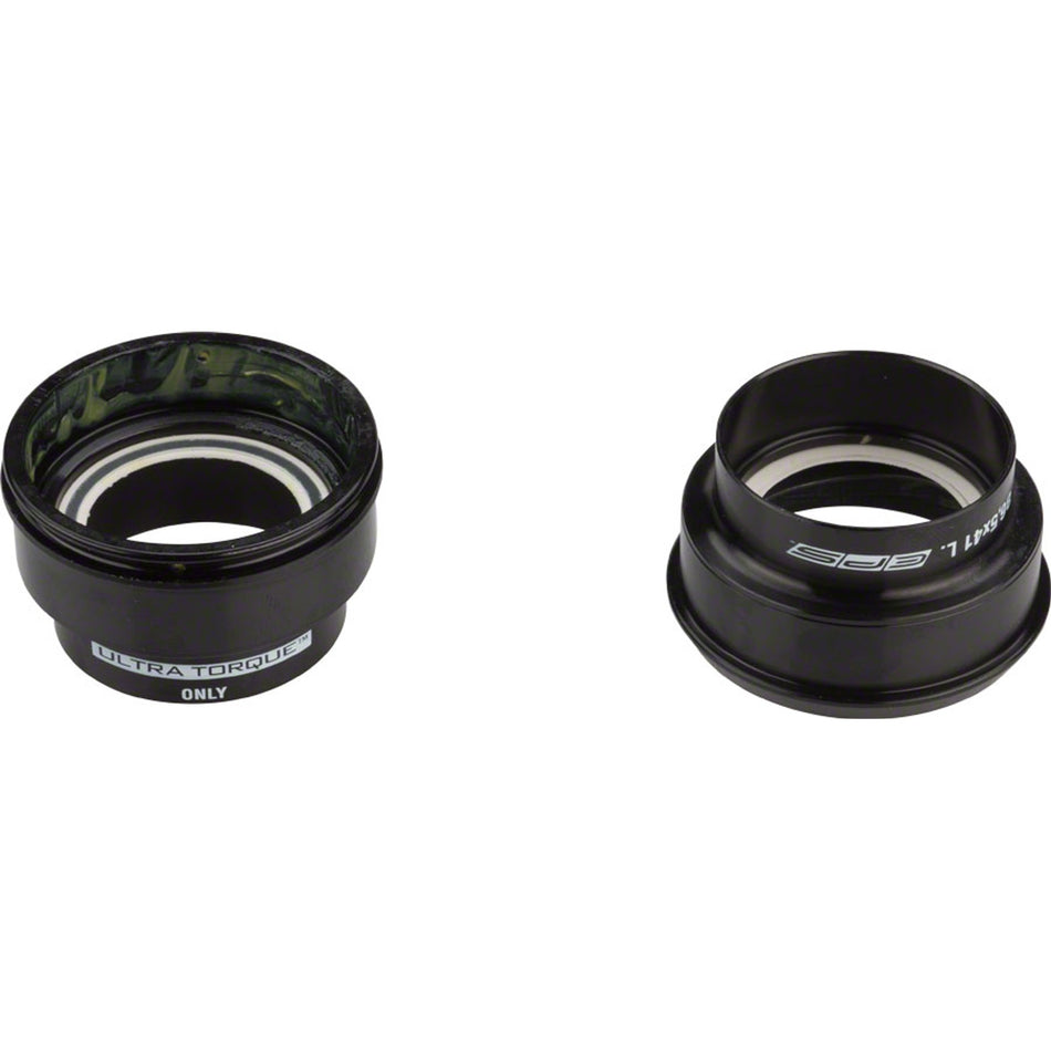Campagnolo Ultra-Torque Bottom Bracket showing the bearing assembly and spindle for high-performance bike drivetrain.