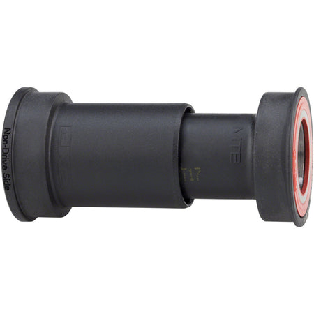 Black SRAM non-threaded bottom bracket for bicycles, showing the cylindrical metal component with smooth finish.