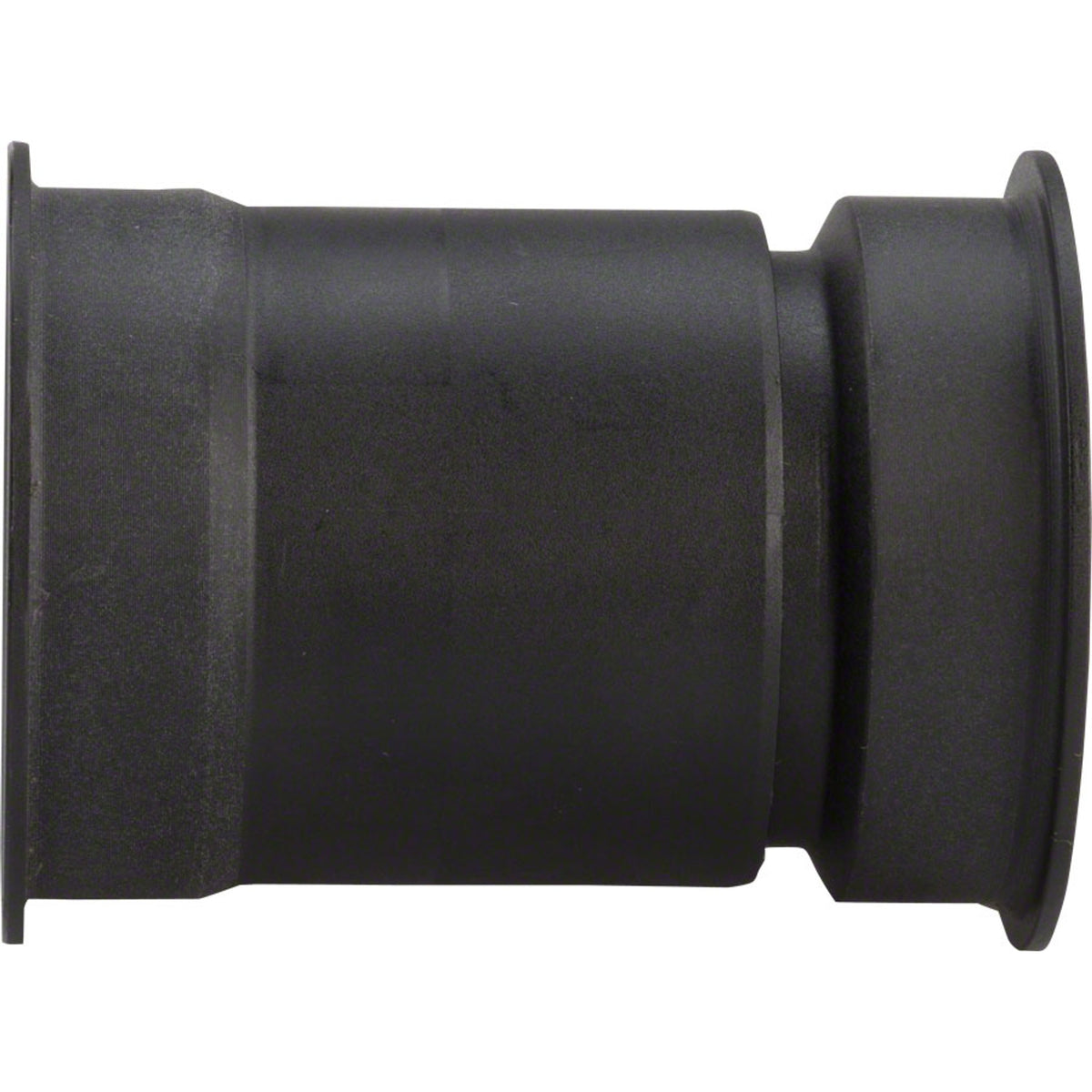 Black SRAM non-threaded bottom bracket for bicycles, showing the compact, cylindrical design with smooth finish.