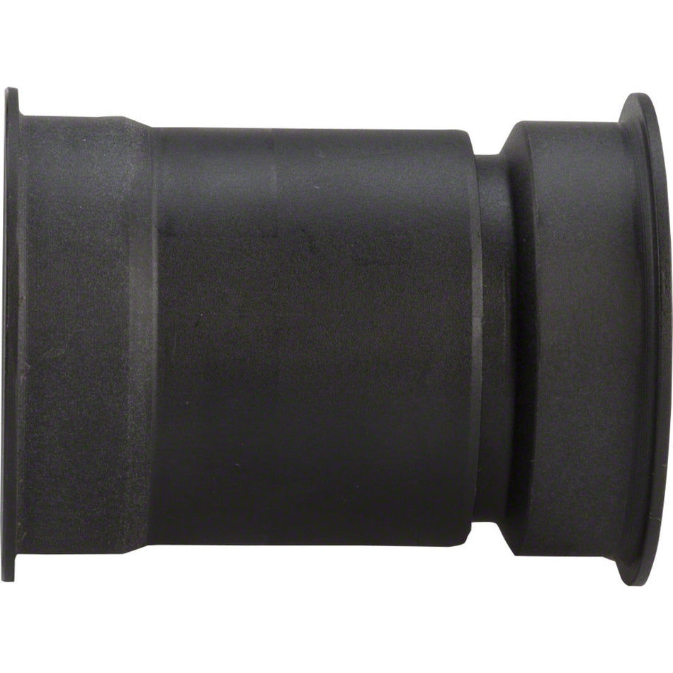 Black SRAM non-threaded bottom bracket for bicycles, showing the compact, cylindrical design with smooth finish.