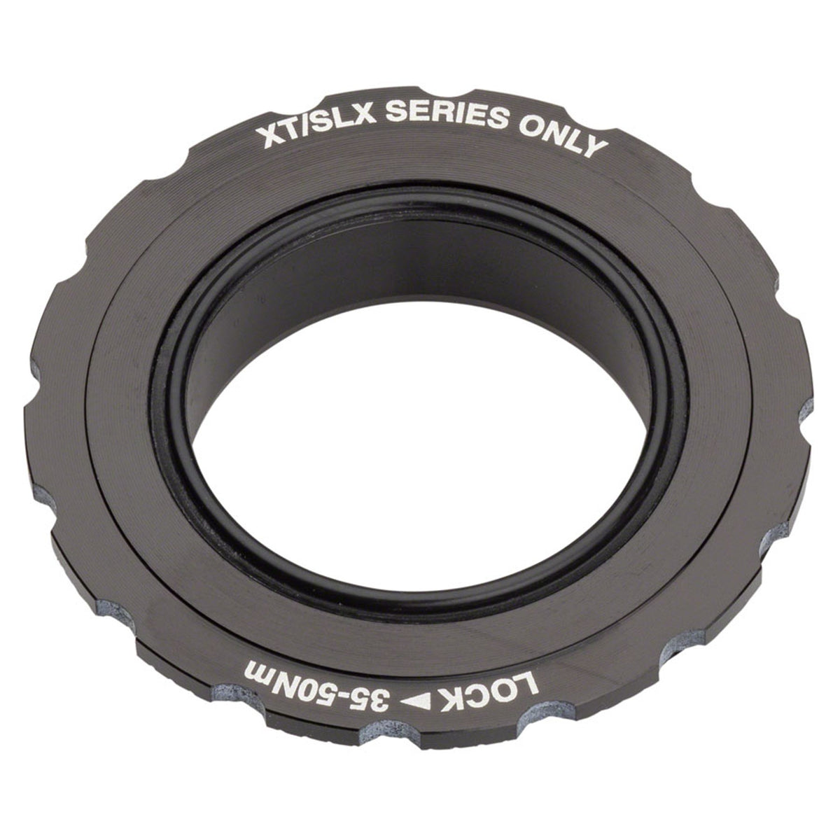 Shimano direct mount lockring for cranksets, shown in image CR0598, designed to secure crank components effectively.