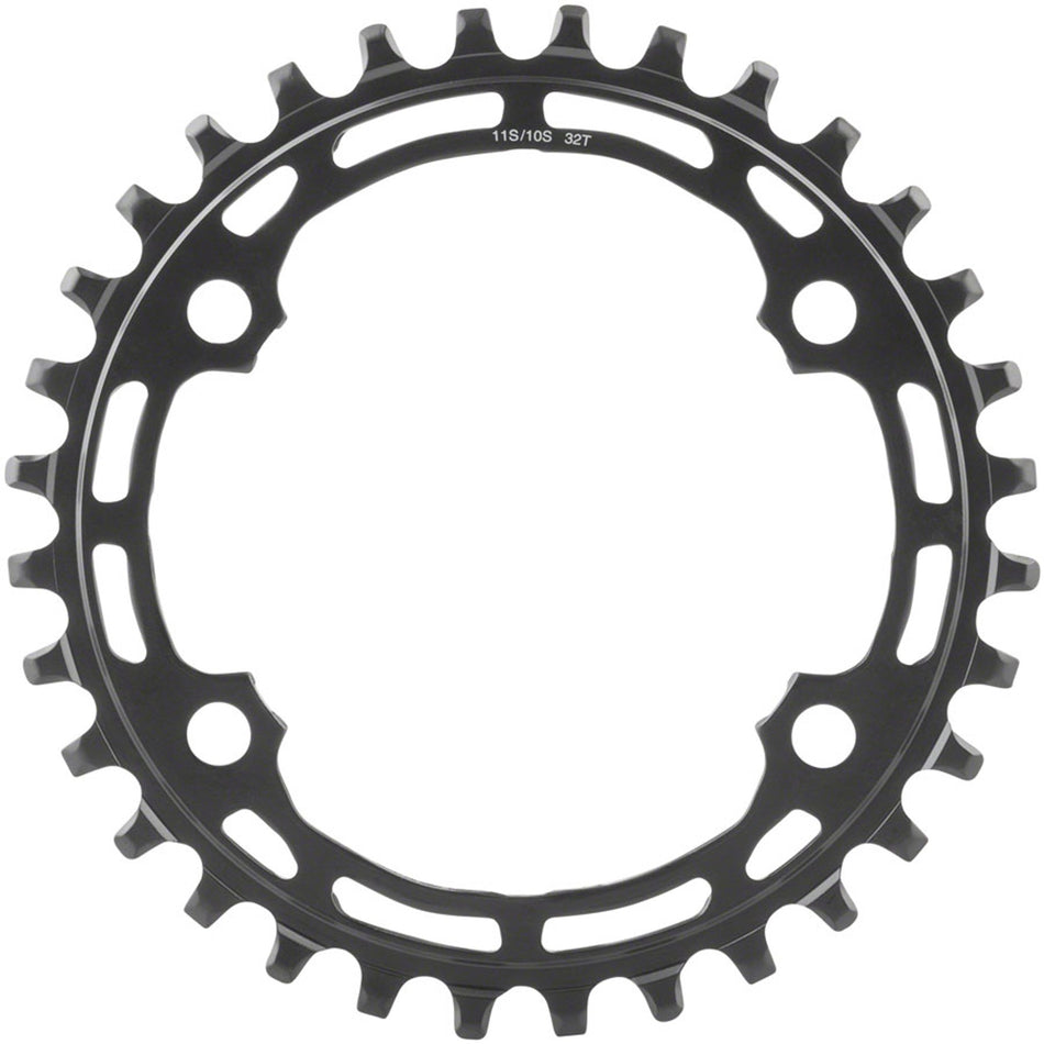 Shimano Deore M5100 chainrings and spiders for mountain bike cranksets, shown in image CR1609-01.