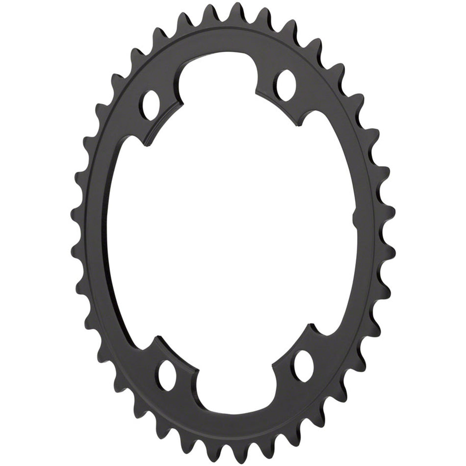 Shimano Tiagra 4700 10-speed chainrings and spider set, black metal cycling component for road bikes, CR1610 image
