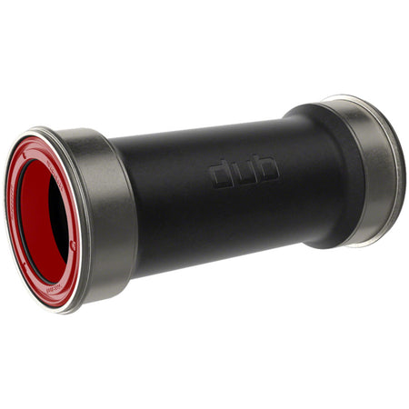 SRAM DUB Road Wide Non-Threaded Ceramic Bottom Bracket in black, showing the sleek black exterior and ceramic bearings.
