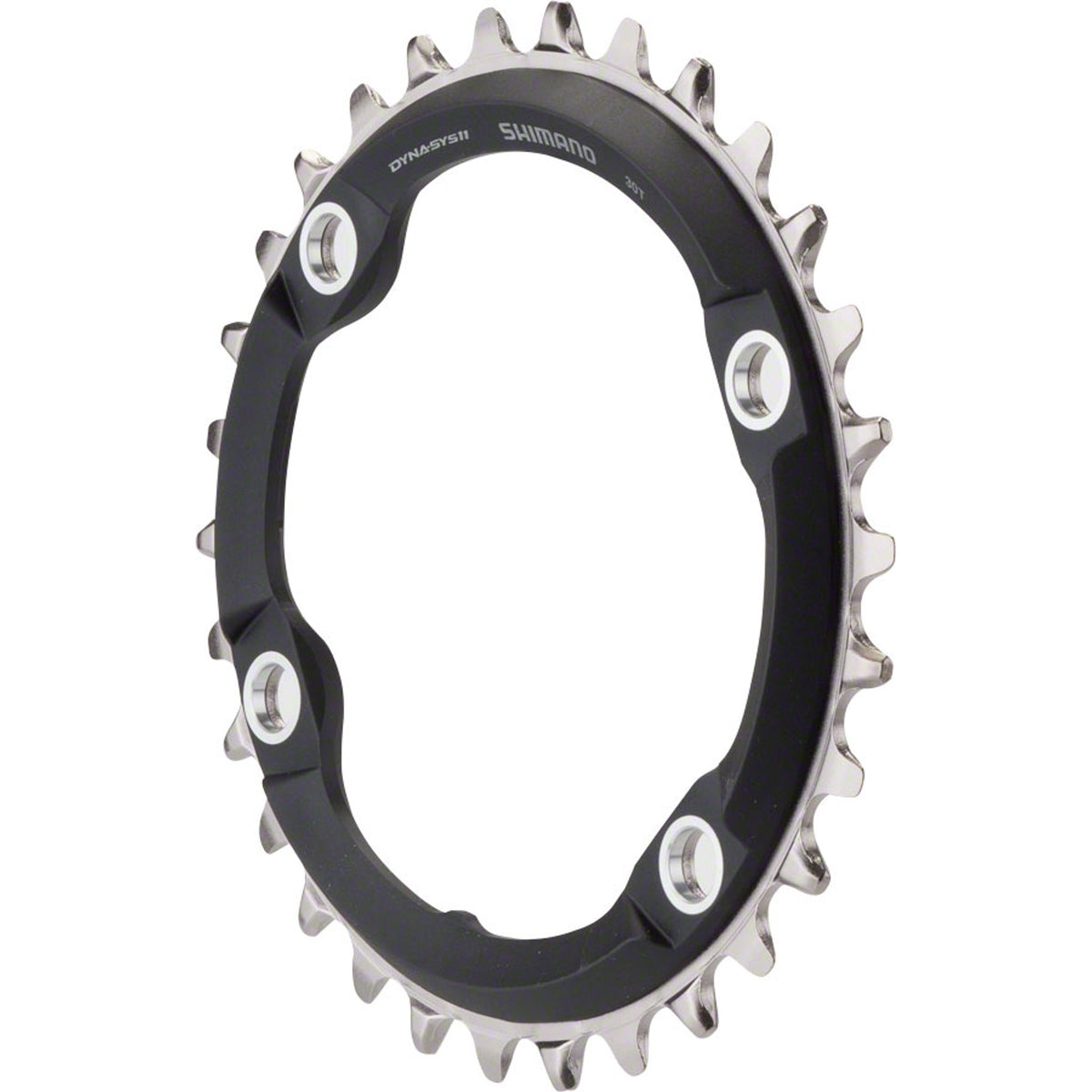 Shimano SLX SM-CRM70 chainring for bike cranksets, featuring durable metal construction and a sleek black finish.