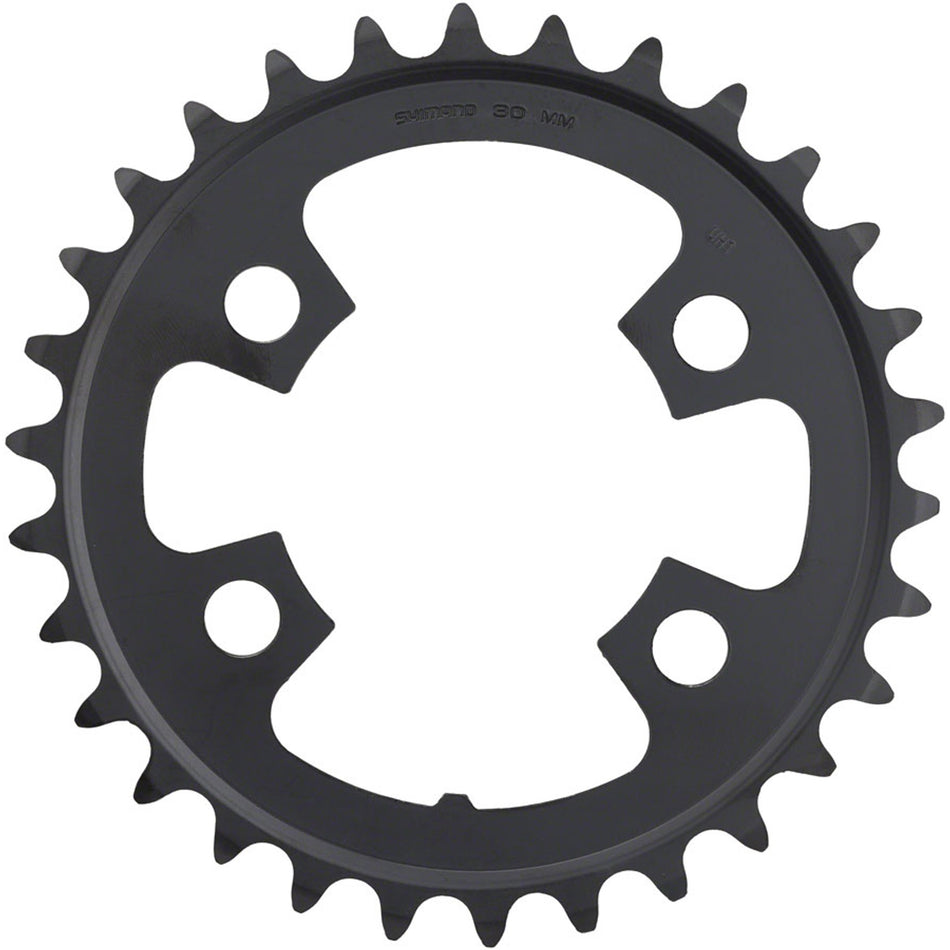 Shimano Tiagra FC-4703 10-speed chainrings and spider set, black metal, designed for road bike cranksets.