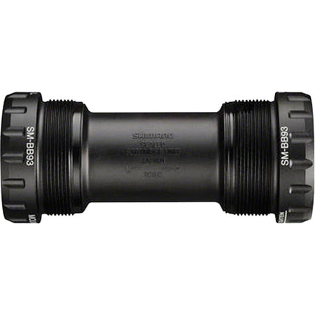 Shimano XTR BB91, BB93, BB94 Hollowtech II bottom brackets for mountain bikes, showing the black and silver metal components.
