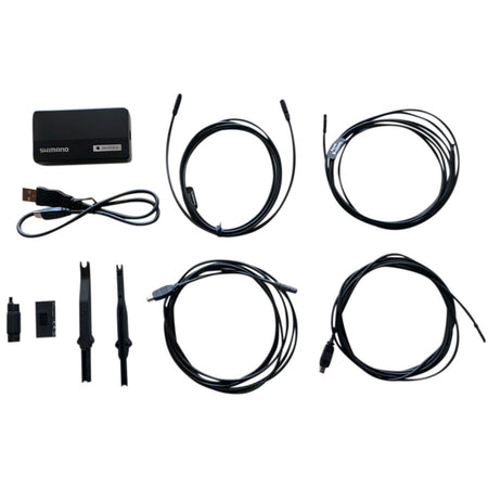 Shimano Di2 PC Linkage Device with System Checker for eBike diagnostics and connection, shown in image.