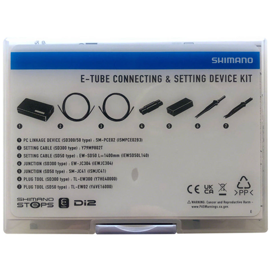 Shimano Di2 PC Linkage Device with System Checker for e-bike electronic shifting diagnostics and updates.