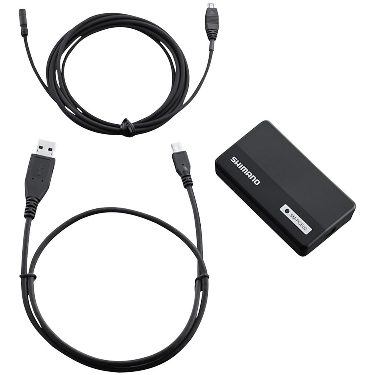 Shimano Di2 PC Linkage Device with System Checker for eBike tools, showing the compact electronic diagnostic and connection interface.