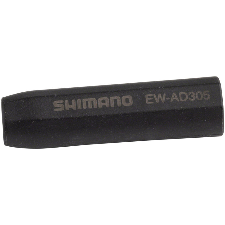 Shimano Di2 EW-AD305 conversion adapter for electronic shifters, shown with connecting cable and components.