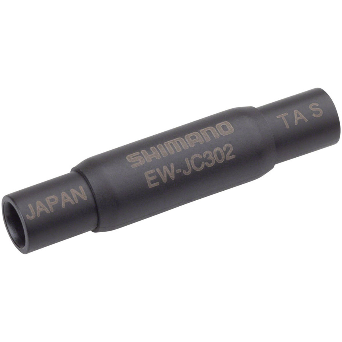Shimano Di2 Frame Junction Box for electronic shifters, mounted on bike frame with cables connected, used in electronic shifting systems.