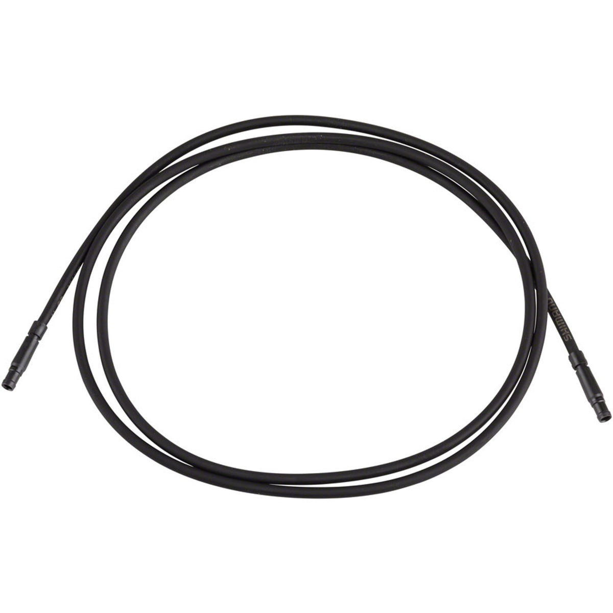 Shimano EW-SD300 Etube Di2 wire for electronic shifters, shown with connector and cable in close-up.