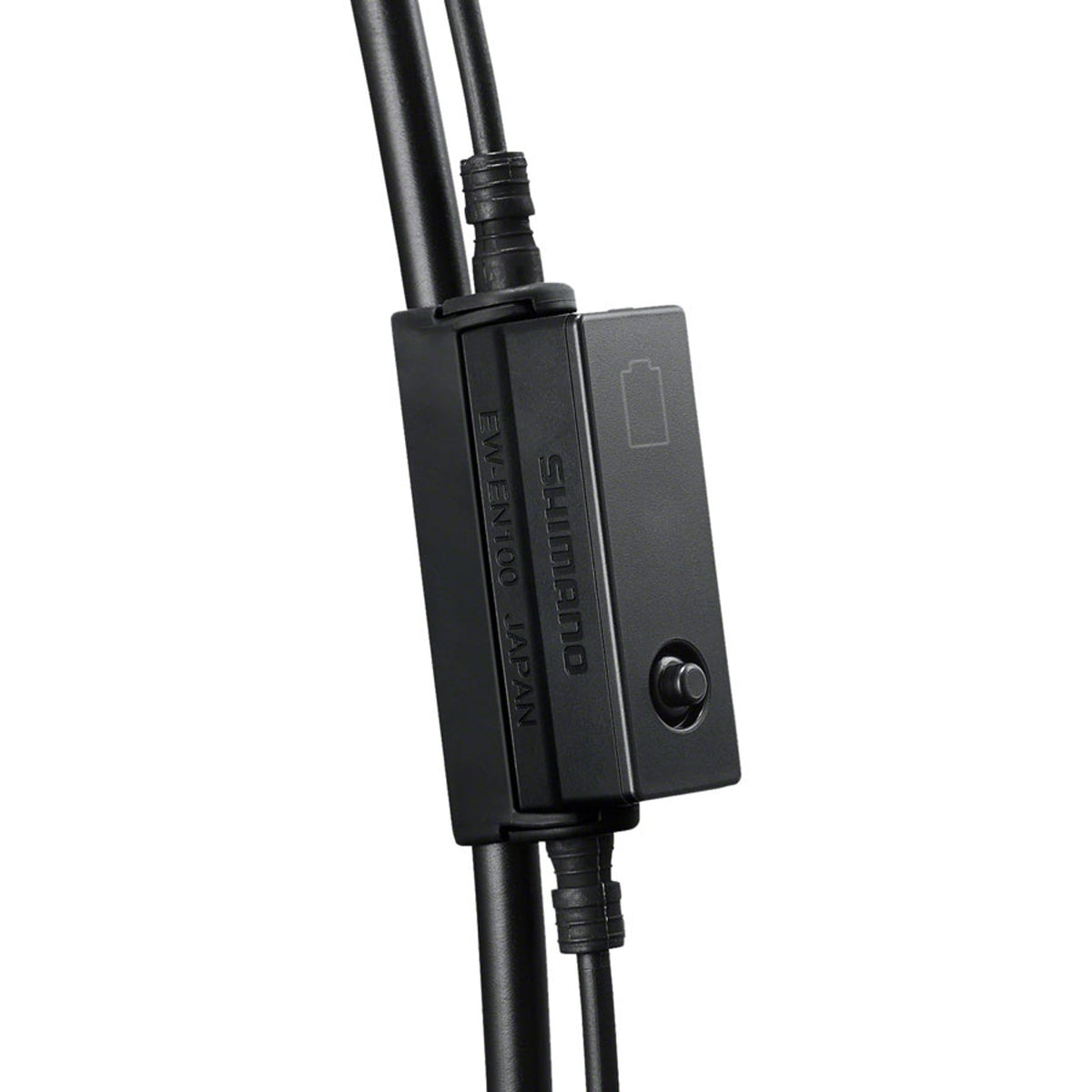 Shimano EW-EN100 E-Tube Port for ebike drivetrain, close-up of the electronic connection port on the bike's electrical system.