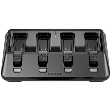 SRAM AXS battery and charger accessories for electronic shifters and bike parts, shown in the image.