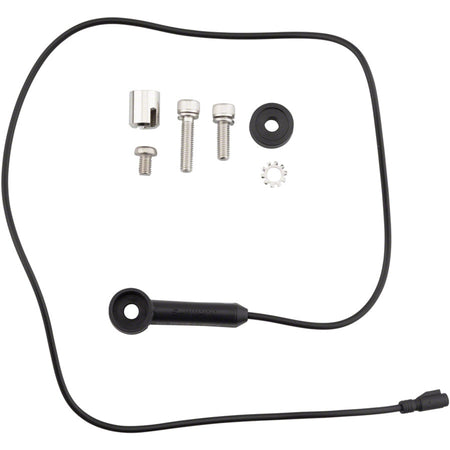 Shimano Steps SM-DUE10 speed sensor unit with electrical cable and adapter for bike speed detection, shown in image EP2020.