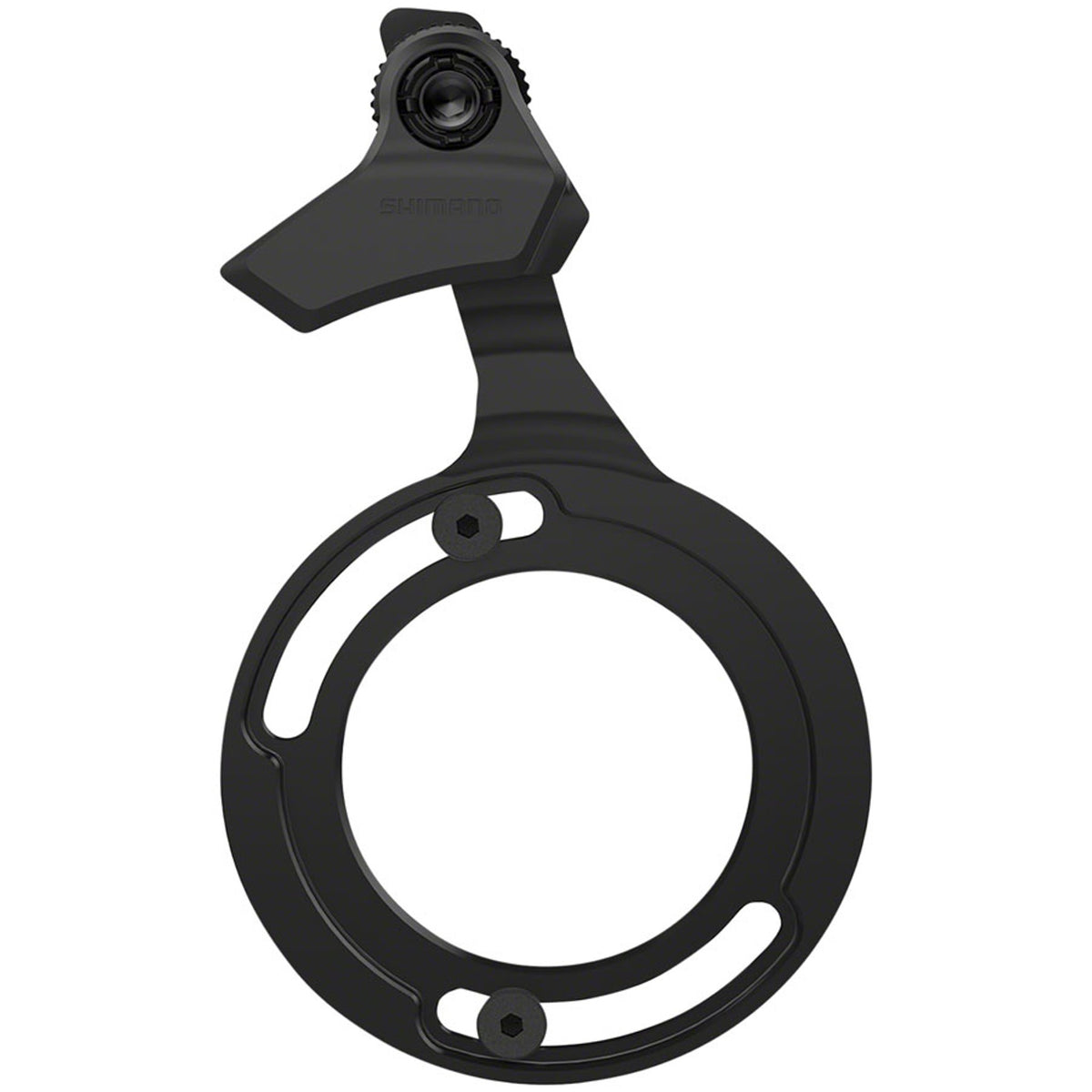 Shimano Steps CD-EM800 chain device attached to bicycle chain guide and tensioner, part of Shimano's chain guides and tensioners series.