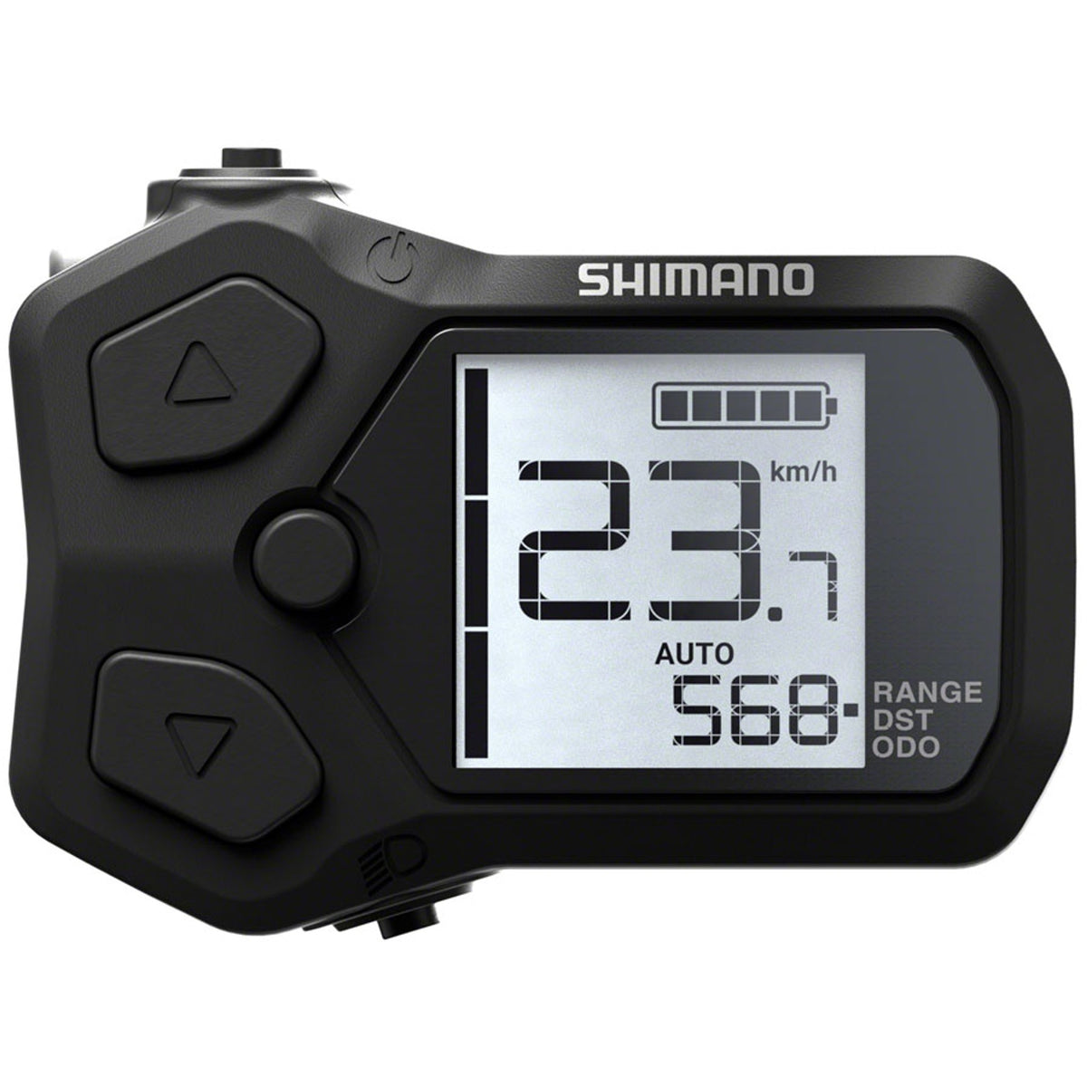 Shimano Steps SC-EN500 display showing digital interface and controls for e-bike system.