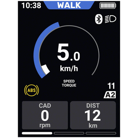 Shimano Steps SC-EN610 display unit for bike control and monitoring, shown in a close-up image.