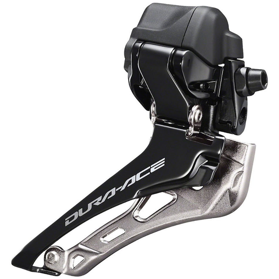 Shimano Dura-Ace front derailleur FD-R9250, lightweight design, with sleek metal construction for ultra-fast front shifting.