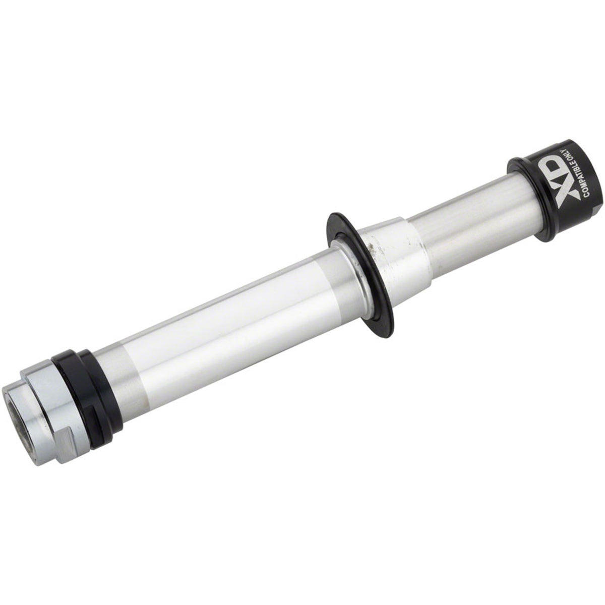 SRAM axle kit hub parts with durable metal components for bicycle wheel assembly, shown in the image.