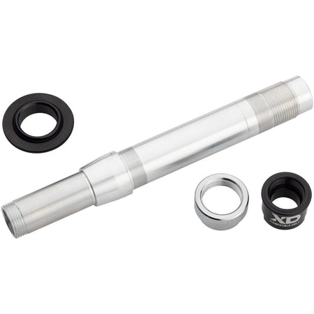 SRAM axle kit hub parts with multiple components, designed for bike wheel assembly and maintenance.