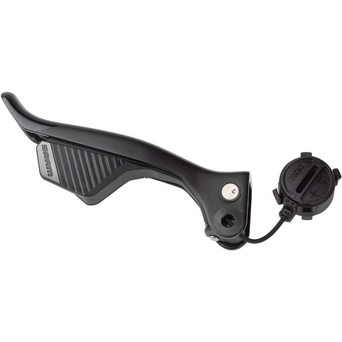 SRAM brake lever blade and shifter paddle assembly for mechanical shifters showing detailed components and ergonomic design.