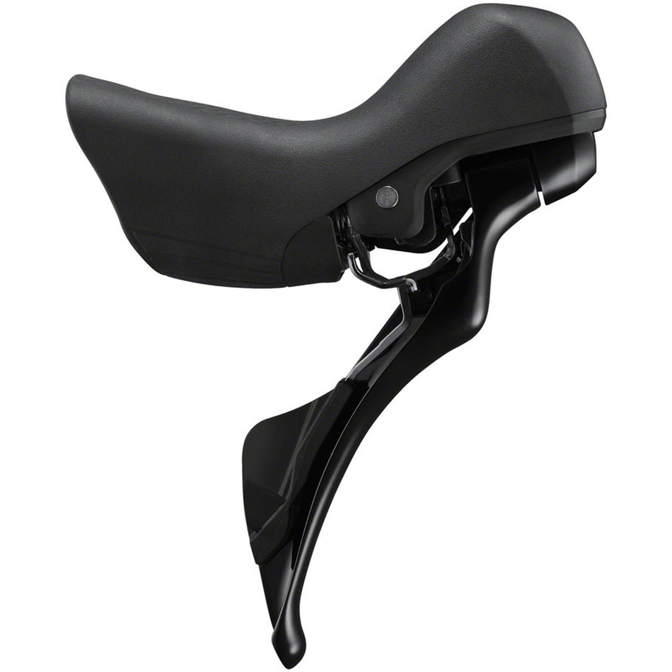 Shimano 105 ST-R7120-L 2x dual control right lever, with revised shape for quick, intuitive gear shifting for road cycling.