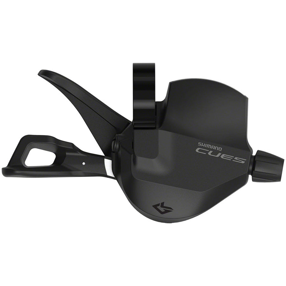 Shimano CUES SL-U4010 LINKGLIDE right mechanical shifter for bicycle gear shifting, featuring ergonomic design and durable construction.
