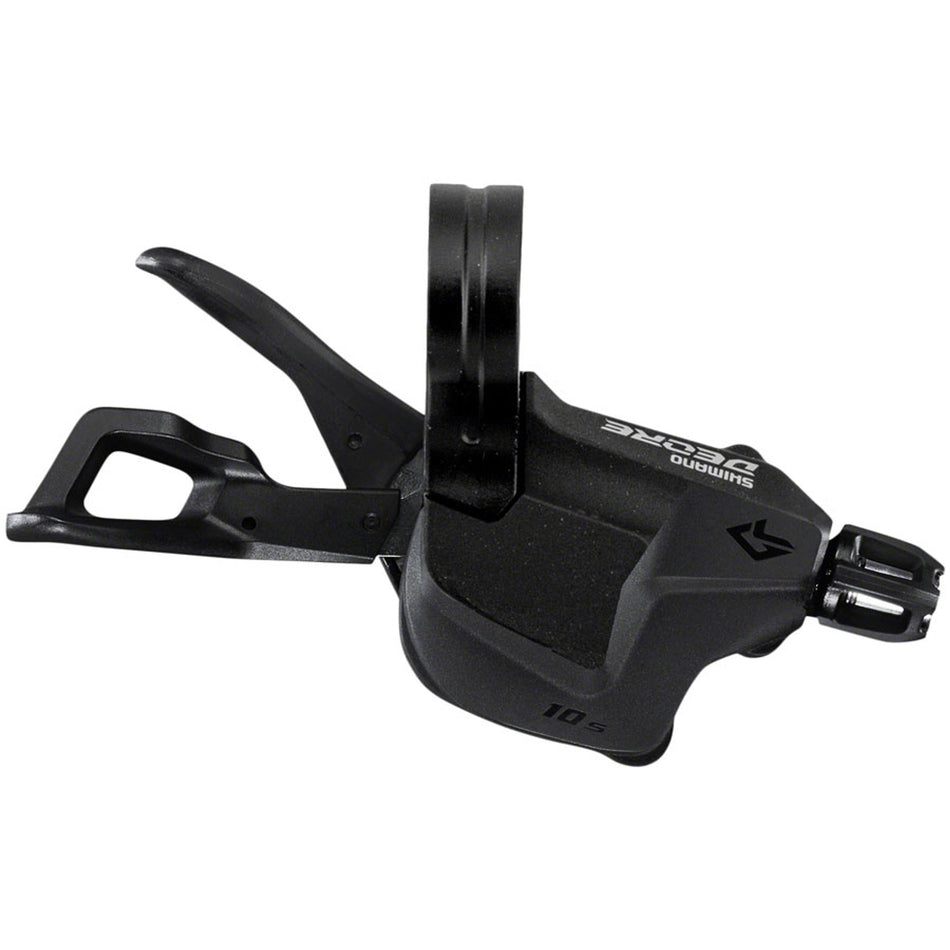 Shimano Deore SL-M5130-R10 mechanical shift lever for LINKGLIDE drivetrains, lightweight and responsive for mountain biking trails.