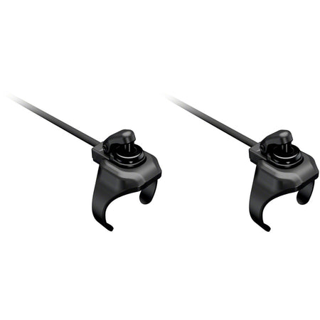 Shimano SW-RS801 electronic remote shifter for road bikes, showing sleek design and ergonomic controls.