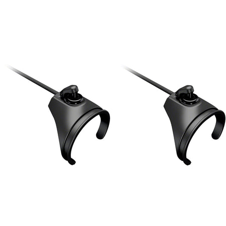 Shimano SW-RS801 electronic remote shifter for road bikes, showing the sleek black shifter with gear controls.